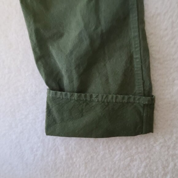 Dr. Collectors x Free People P42 Painter Pants Sz M Army Green NWOT $425 - Picture 9 of 11